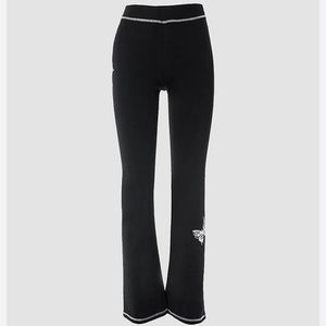 I AM GIA BUTTERFLY PRINT CASUAL PANTS